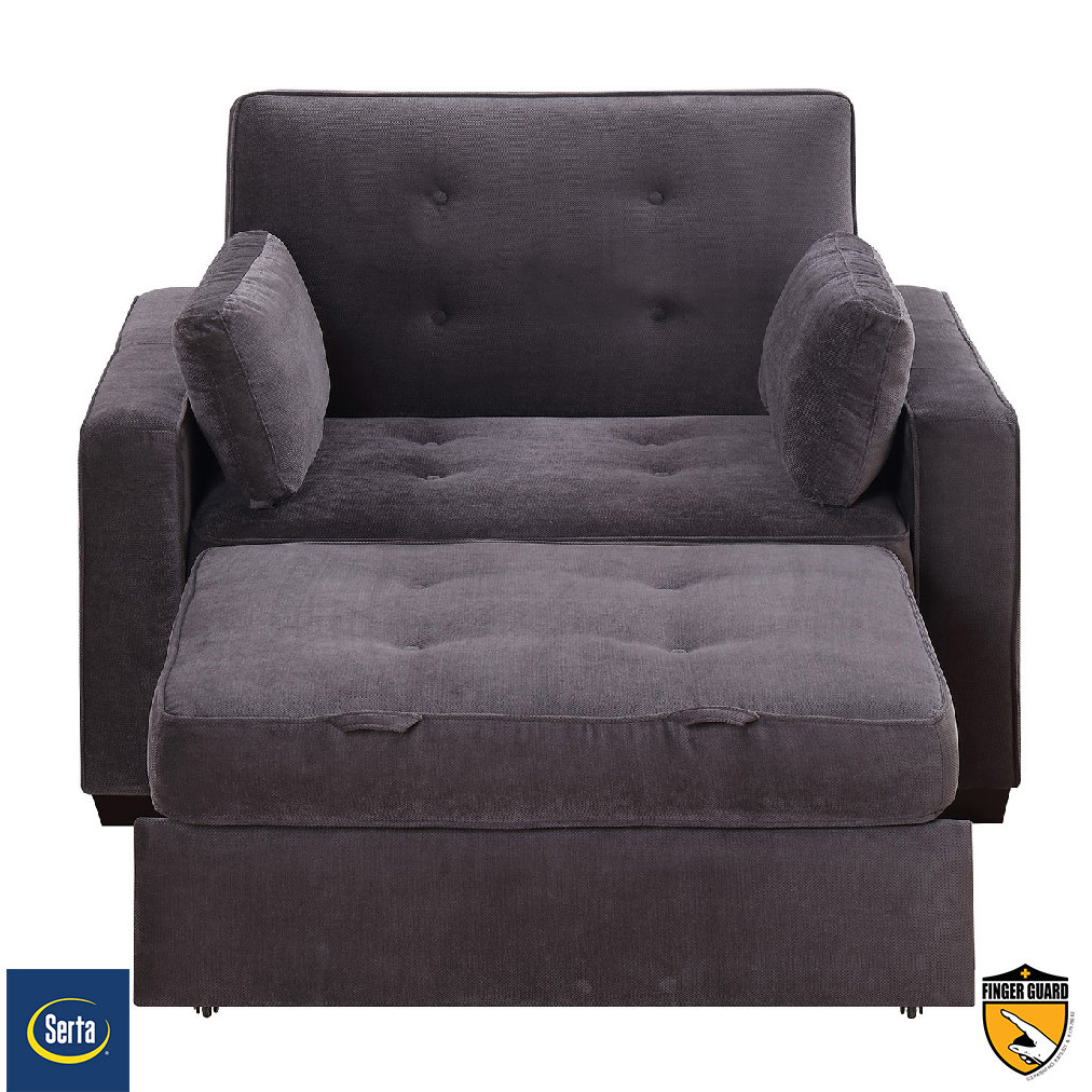 Serta Futons Serta Anderson Twin Convertible Chair & Reviews Wayfair